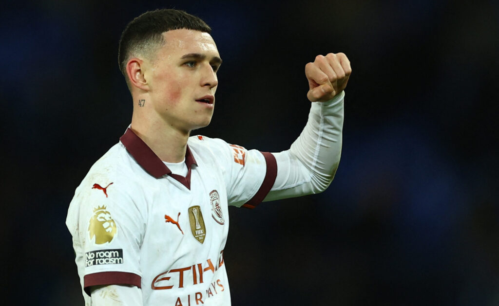 Phil Foden er en af de 50 bedste spillere i 2023.