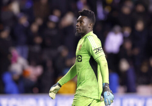 André Onana er ikke med for Cameroun mandag aften.