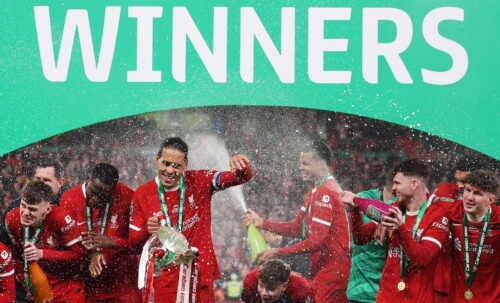 Liverpool sikrede sig søndag Carabao Cup-titlen.