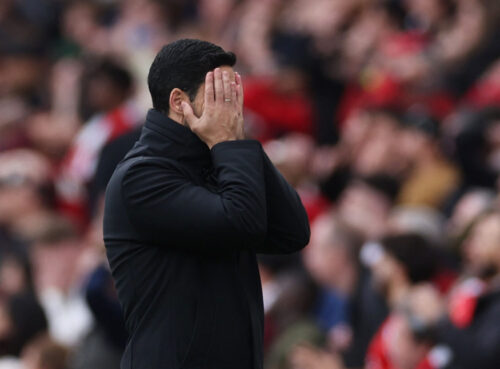 Arsenal-manager Mikel Arteta reagerer nu.