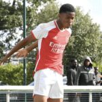 Chido Obi-Martin scorer for Arsenal.