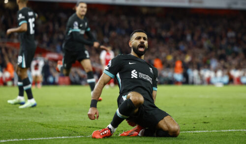 Salah er blandt de mest scorende i PL-historien.