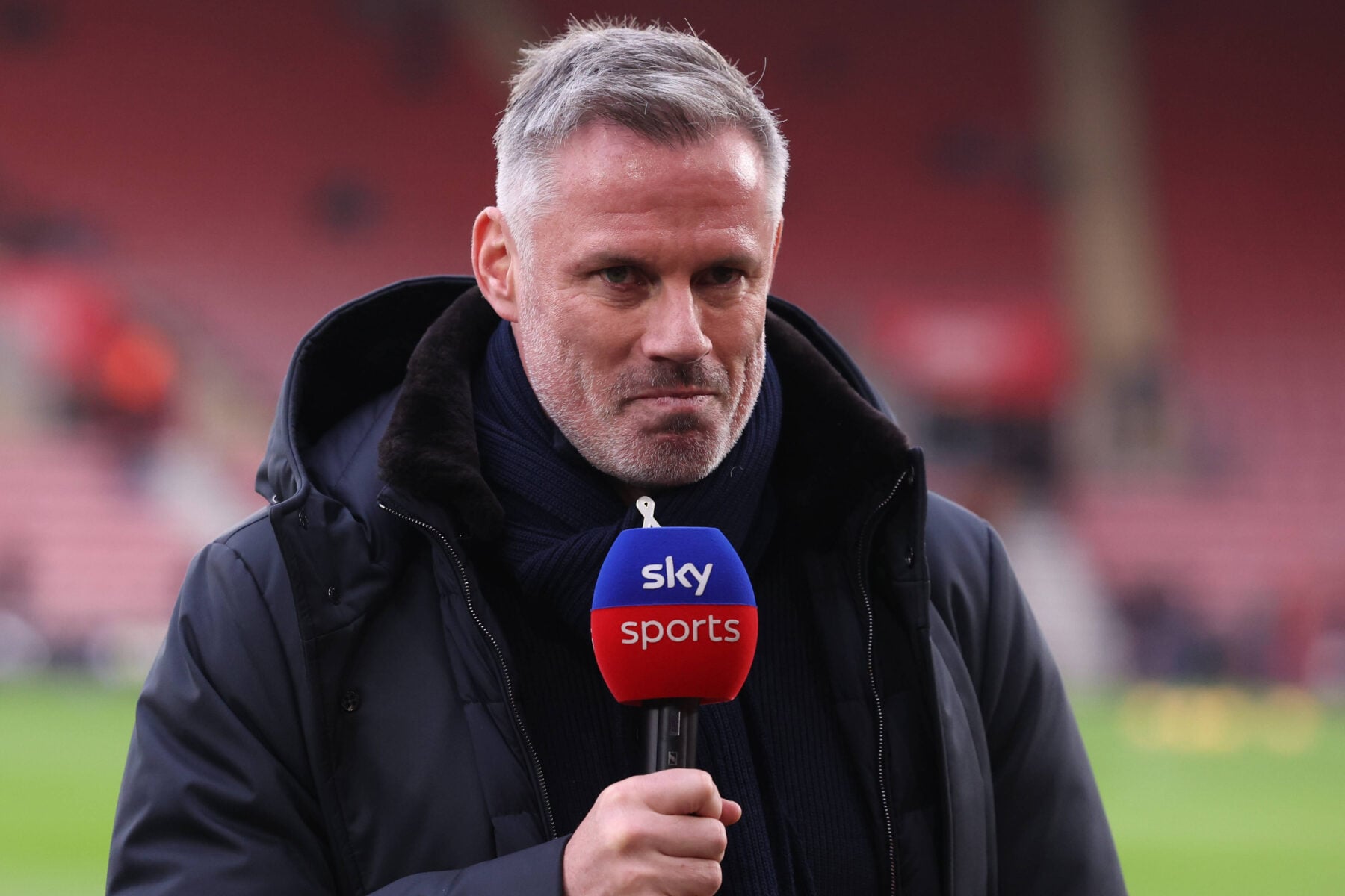Jamie Carragher var utilfreds.