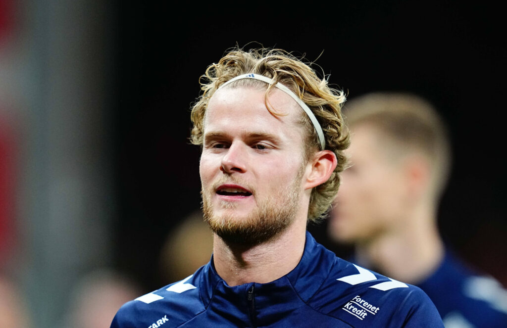 Morten Hjulmand vandt prisen som årets mandlige fodboldspiller.