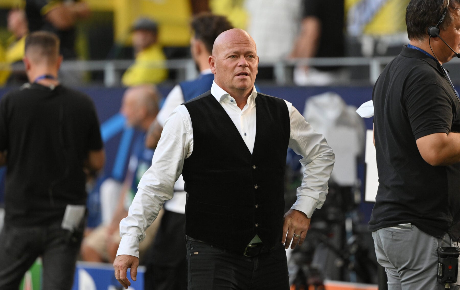 Stig Tøfting bliver til tider pisset af af Thomas Gravesen.