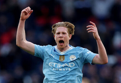 Kevin de Bruyne forlader Manchester City.