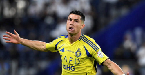 Cristiano Ronaldo trækker overskrifter.