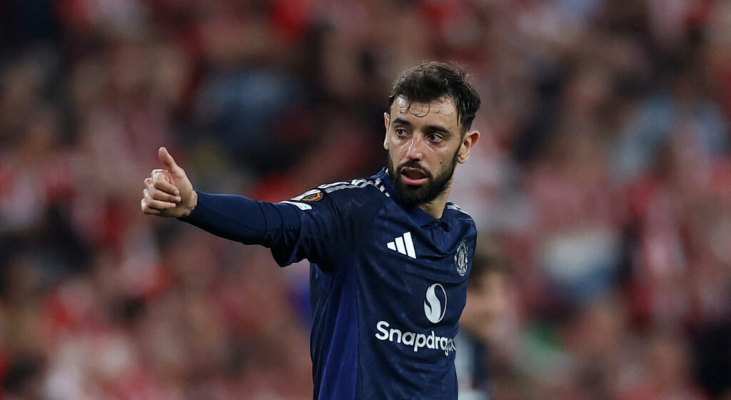 Bruno Fernandes kan være på vej væk fra Manchester United. Nu mødes portugiserens agent med en interesseret klub.