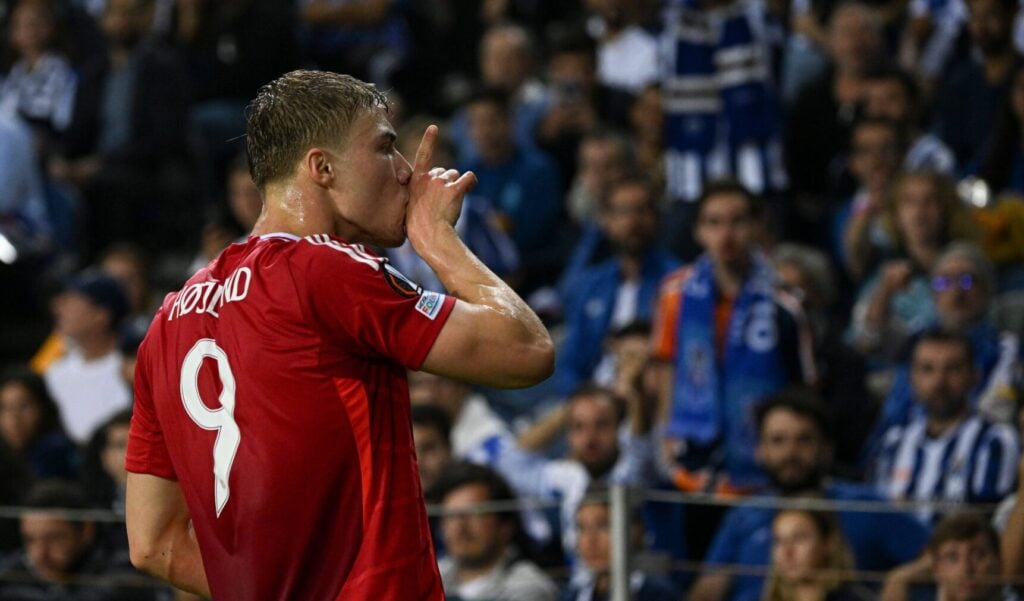 Højlund kan afløses.