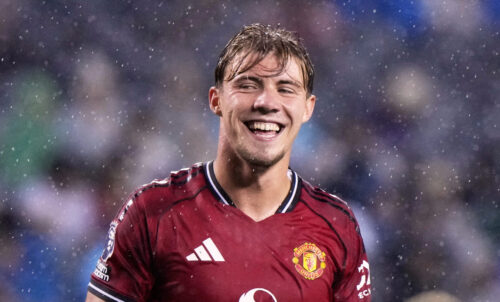 Rasmus Højlund får klar besked.