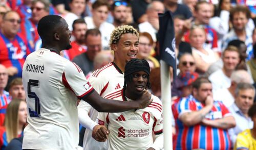 Søndag eftermiddag var der dømt Community Shield-finale mellem de engelske mestre fra Liverpool og FA Cup-vinderne fra Crystal Palace.