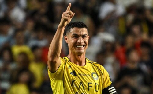 Cristiano Ronaldo skriver historie.