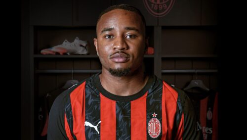 Christopher Nkunku præsenteret i Milan.
