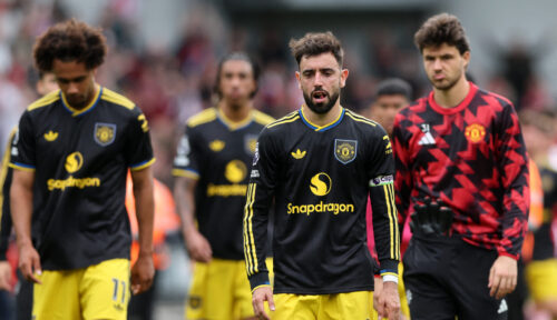 Manchester United tabte til Brentford.