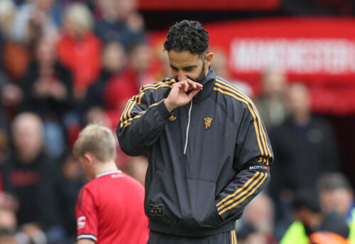 Rúben Amorim og Manchester United skrinlægger planerne.