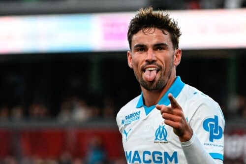 Matt O'Riley spillede en forrygende kamp for Marseille lørdag.