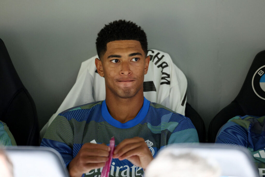 Antonio Rüdiger og Jude Bellingham røg i foråret i totterne på hinanden.