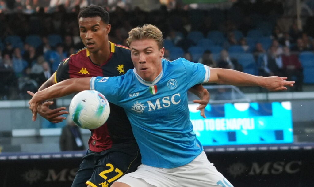 Rasmus Højlund bliver hyldet.