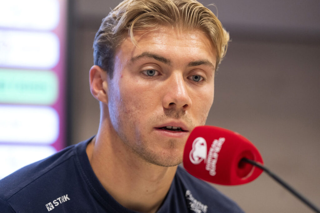 Rasmus Højlund kunne være endt i en anden klub end Napoli.