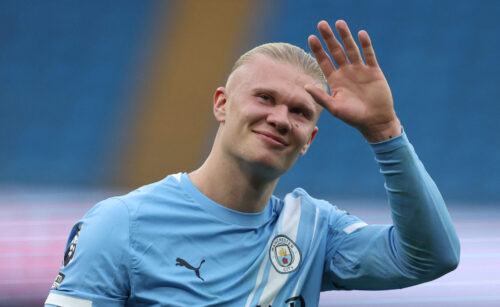 Erling Haaland spiller stort.