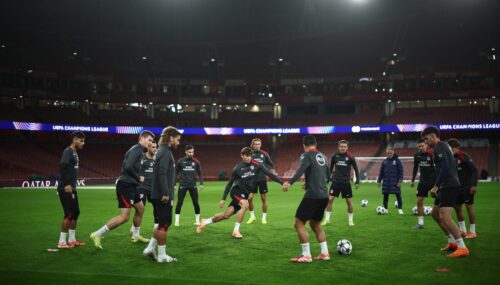 De spanske stjerner fra Atlético Madrid var ikke tilfredse med forholdene på Emirates Stadium mandag aften.