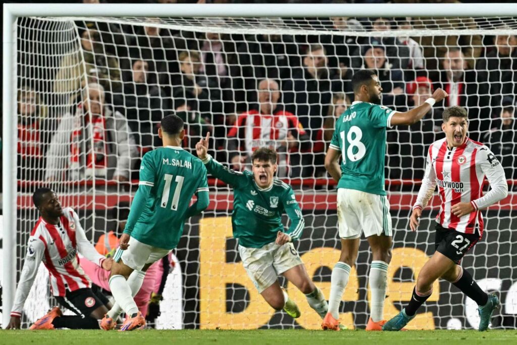 Det gik voldsomt for sig hos Liverpool.