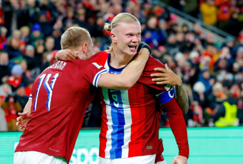 Erling Haaland er for vild.