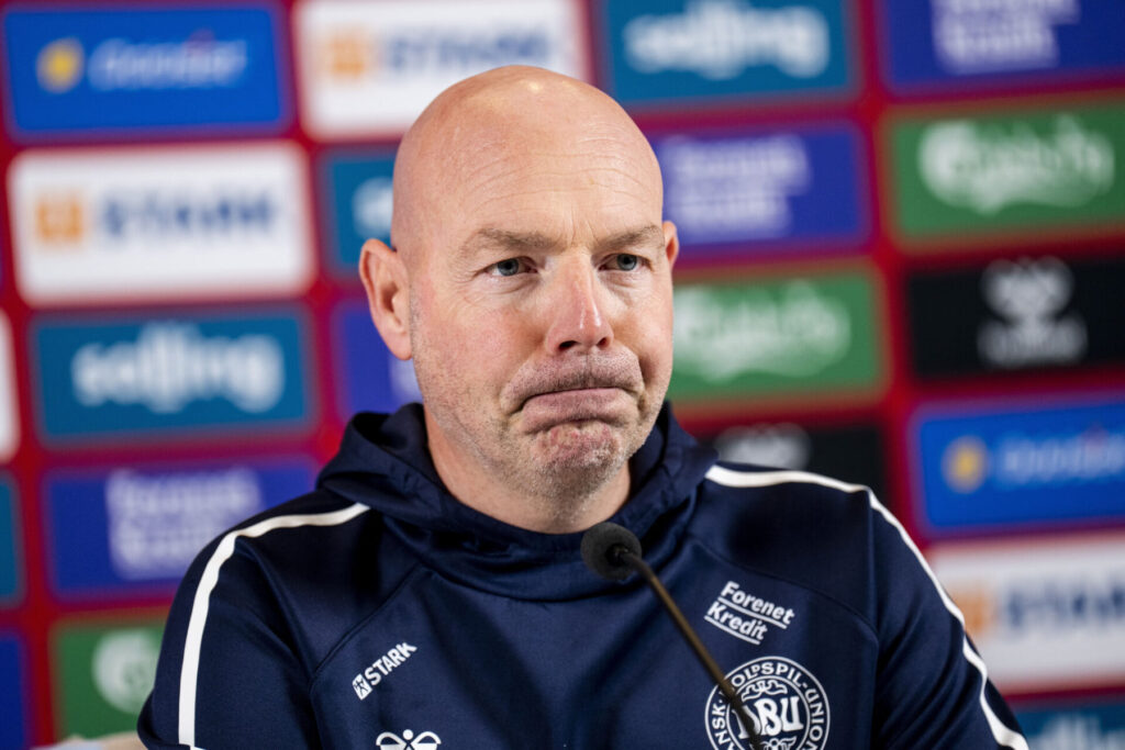 Brian Riemer har engang smidt Morten Hjulmand hjem.