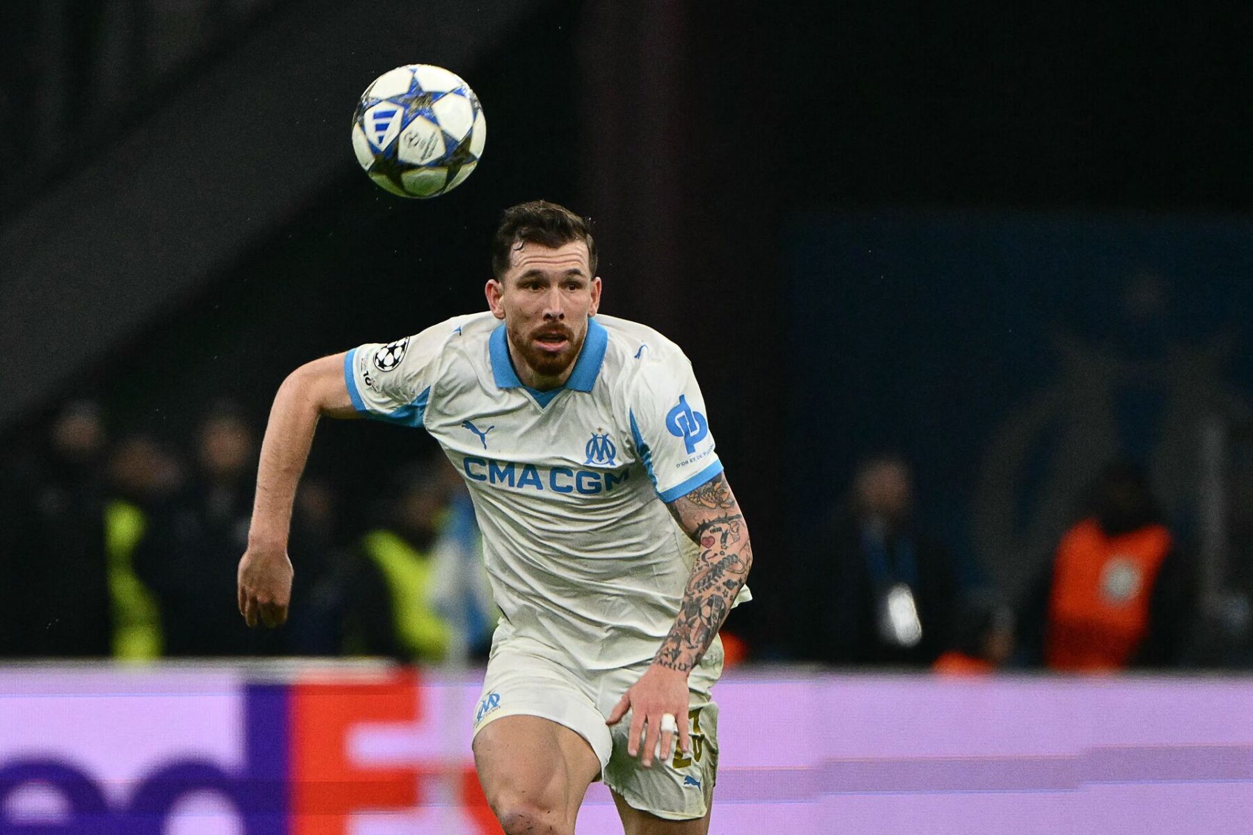 Pierre-Emile Højbjerg må blive i Marseille lidt endnu. Foto: Christophe SIMON / AFP