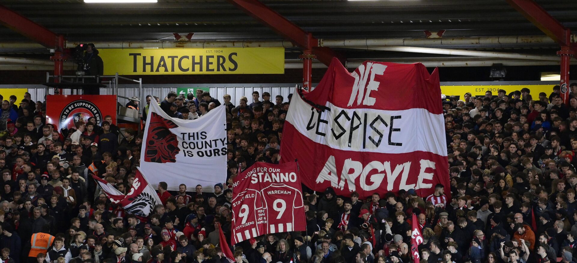 St. James' Park blev ramt af en brand i midtugen.