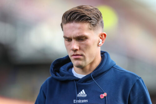 Viktor Gyökeres er i skudlinjen hos Arsenal.