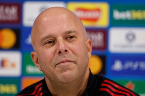 Arne Slot gik fra kampen med blandede følelser.