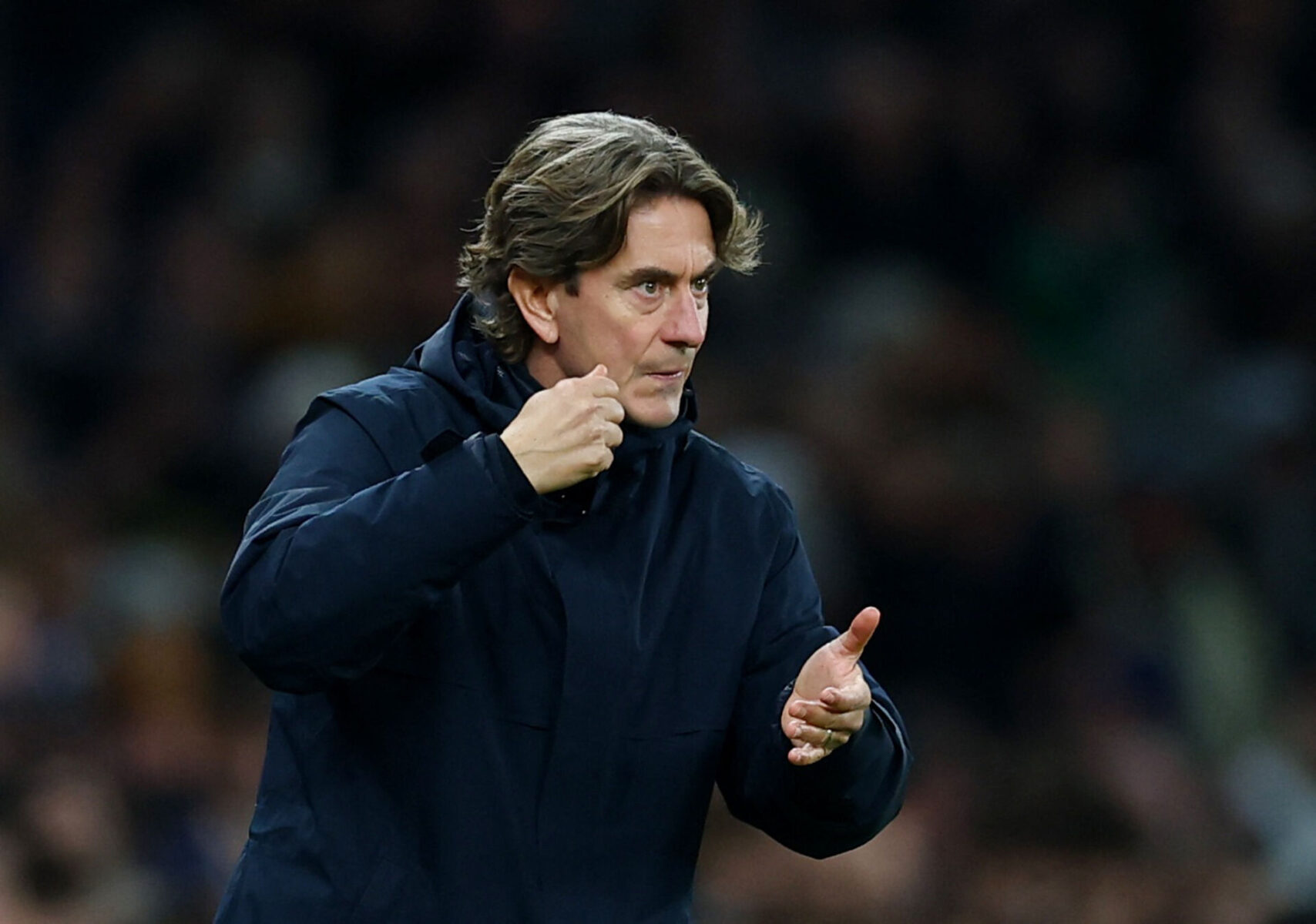 Thomas Frank vil arbejde sig ud af krisen hos Tottenham. Foto: Action Images via Reuters/Matthew Childs