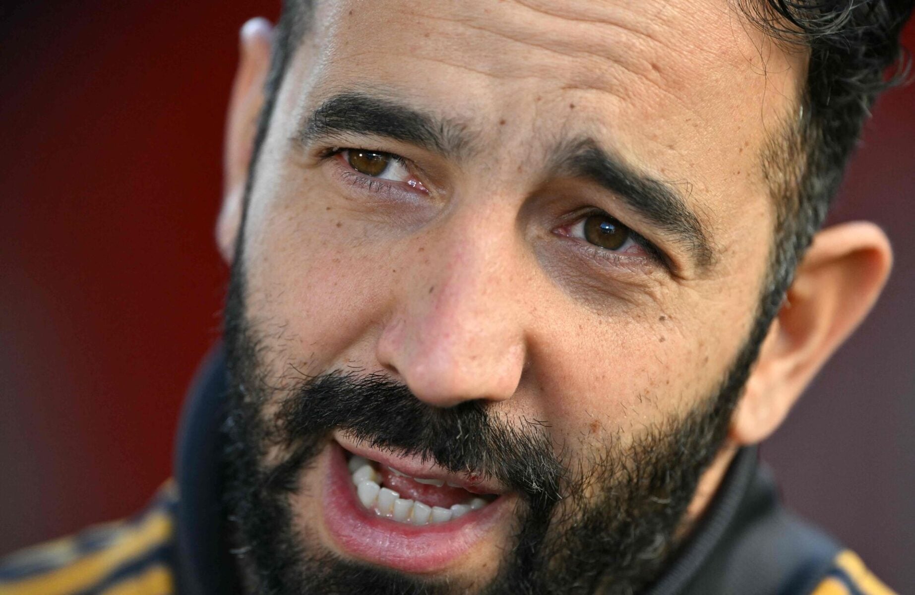 Rúben Amorm har tidligere udtalt sig offentligt om sagen. Foto: Glyn KIRK / AFP