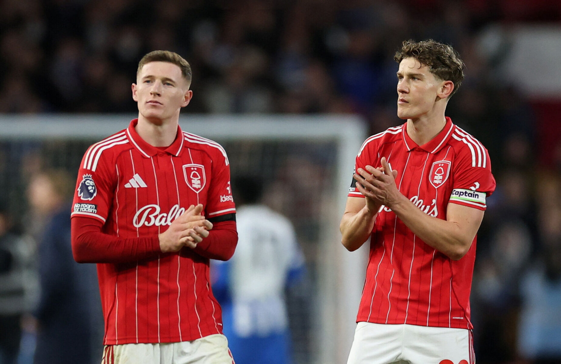 Elliot Anderson blev kåret som kampens spiller i weekendens kamp mod Brighton, selvom Nottingham Forest tabte kampen. Foto: Action Images via Reuters/Andrew Boyers