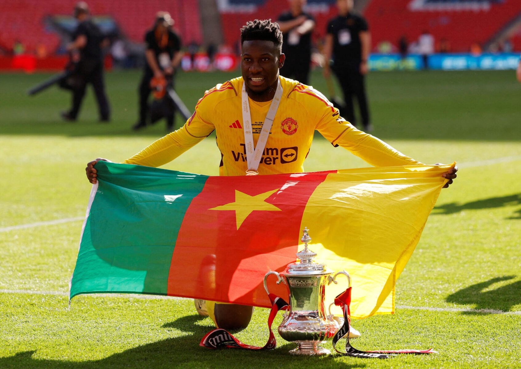 André Onana er både blevet vraget og udtaget til det camerounske landshold inden for kort tid. Foto: Action Images via Reuters/Andrew Couldridge/File Photo