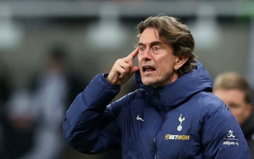 Thomas Frank og Spurs har ikke vundet en kamp i Premier League-regi siden slutningen af oktober. Nu reagerer han på en fyring.