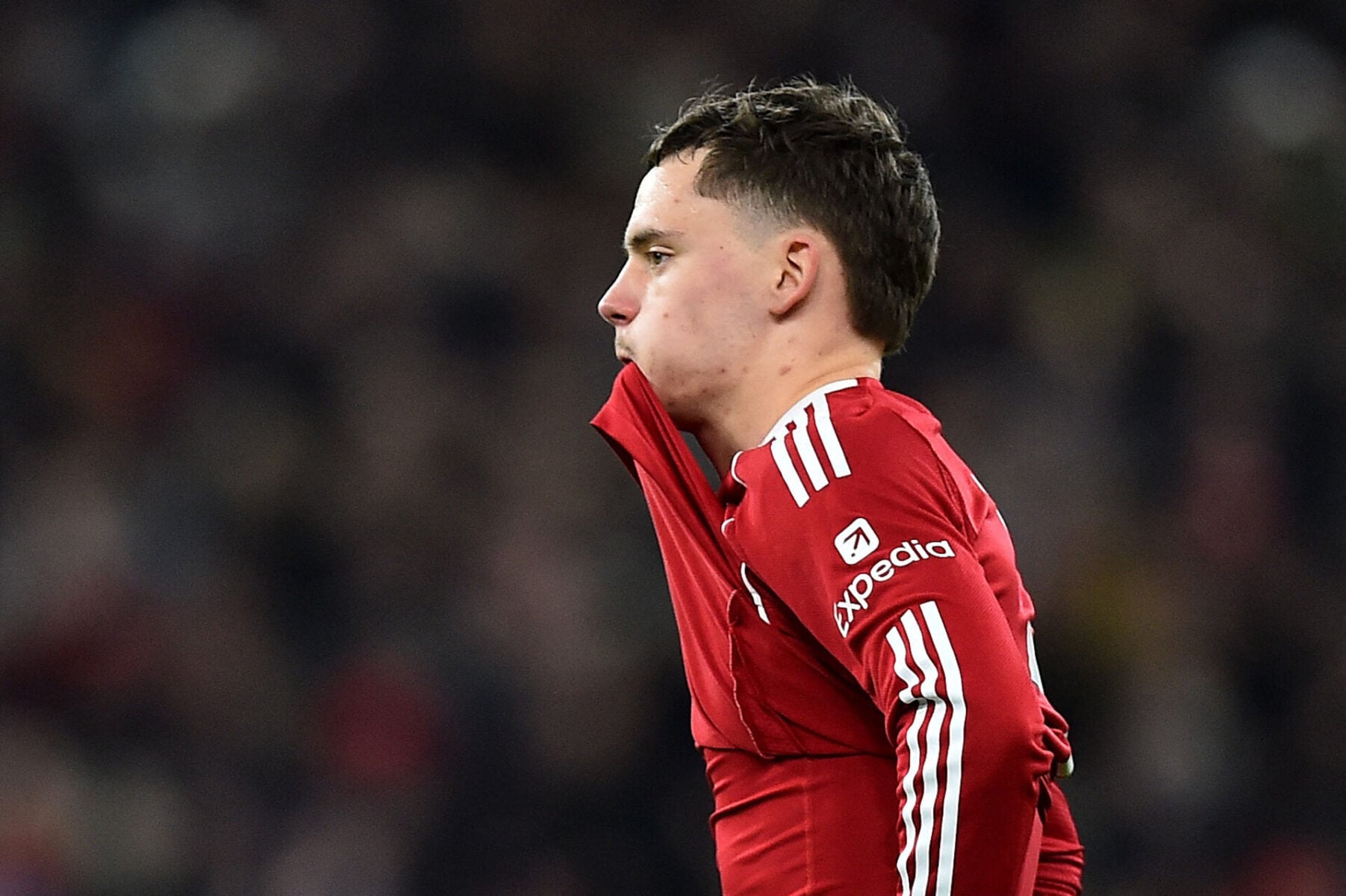 Florian Wirtz kan snart forlade Liverpool. Foto: REUTERS/Peter Powell