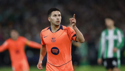 FC Barcelona-spilleren Roony Bardghji løb med overskrifterne lørdag aften, hvor han scorede sit første mål for den catalanske storklub.