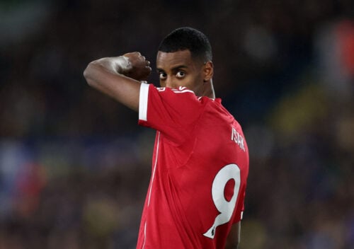 Alexander Isak har været elendig for Liverpool i denne sæson.