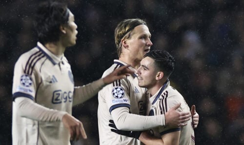 Kasper Dolberg har ikke haft den letteste retur til den hollandske hovedstadsklub i form af Ajax, men onsdag aften lysnede det for danskeren.