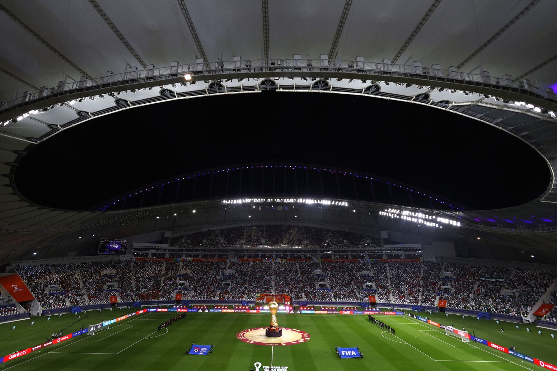 En tordenstorm tvang opgøret mellem Saudi-Arabien og De Forenede Arabiske Emirater til en afgørelse på kontoret. Foto: REUTERS/Rula Rouhana