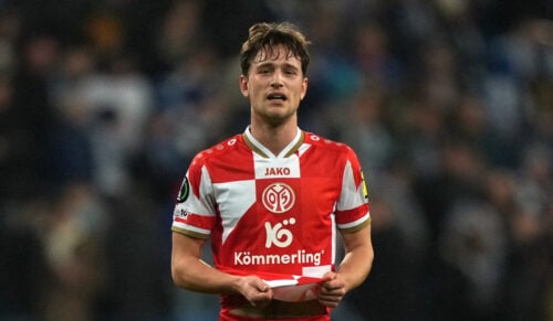 William Bøving fik en sjælden startplads for Mainz, der søndag gæstede Allianz Arena og mægtige Bayern München. Se målet her.