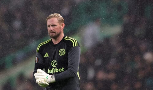 Det kører ikke på skinner for Kasper Schmeichel og Celtic. Torsdag aften fik de tæsk i Europa League mod AS Roma.