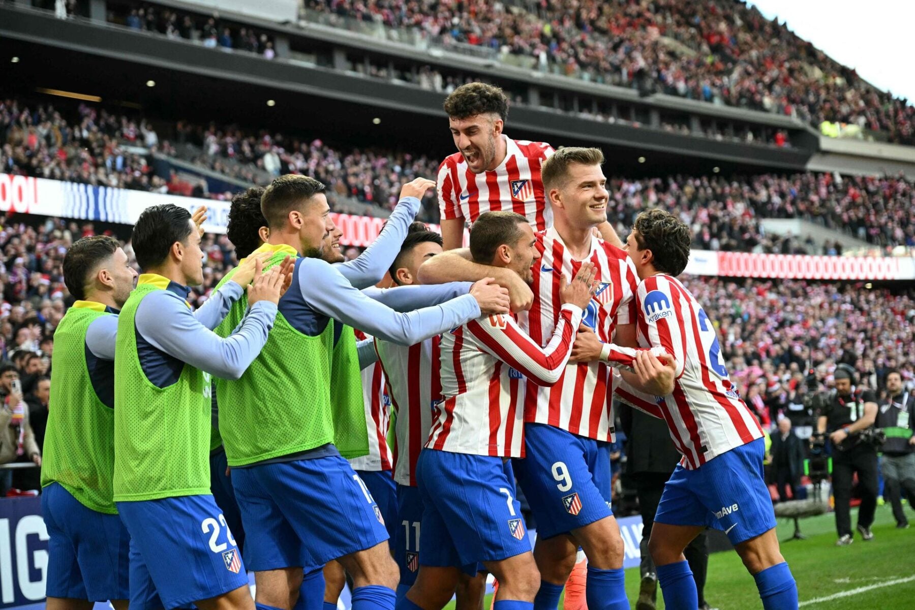 Atlético Madrid kan juble efter ny FIFA-beslutning. Foto: Javier SORIANO / AFP