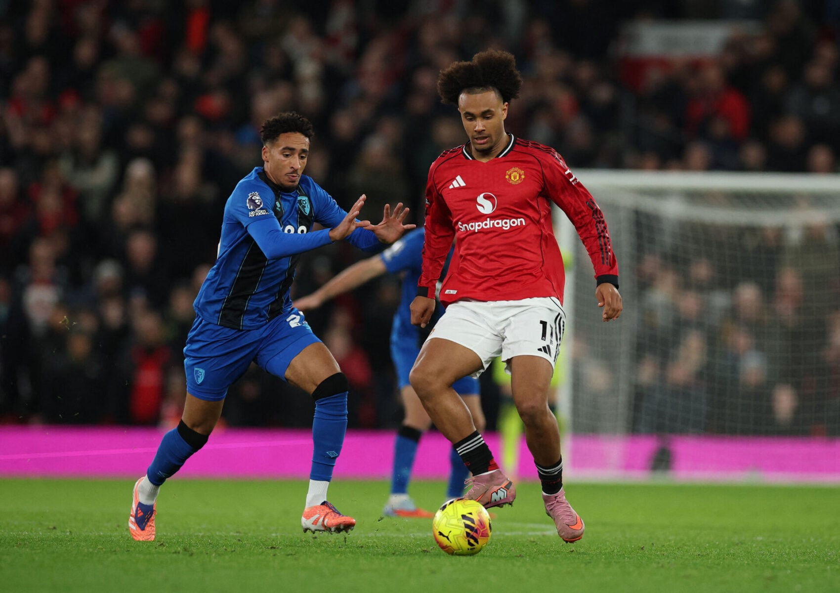 Joshua Zirkzee kan snart få sat en stopper for sit mareridt hos Manchester United. Foto: REUTERS/Phil Noble