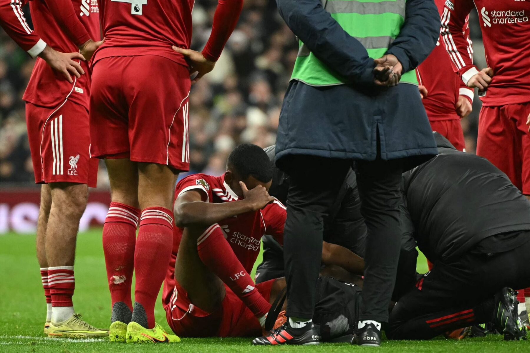 Alexander Isaks skade betyder ændringer i planen for Liverpool. Foto: JUSTIN TALLIS / AFP