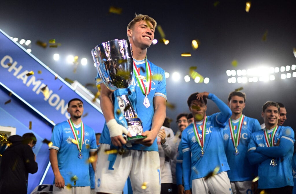 Rasmus Højlund leverer i Napoli.