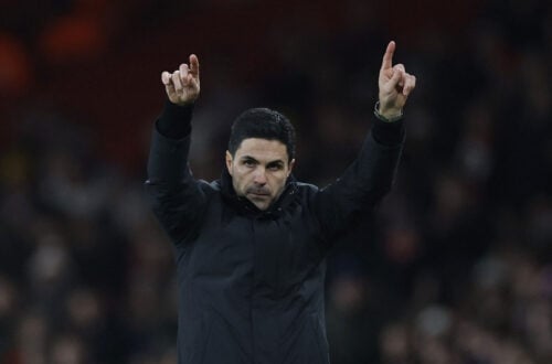 Mikel Arteta kunne ikke holde til spørgsmålet.