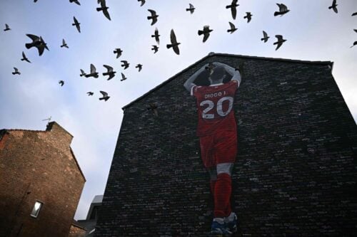 Diogo Jota blev for nylig hyldet på dansk TV.